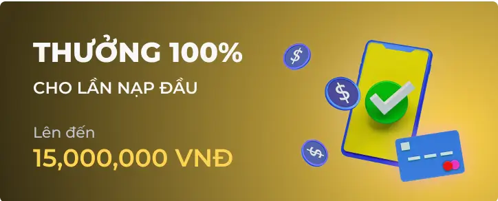 Thưởng chào mừng nê88 100%